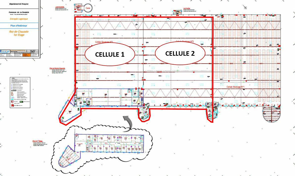 Entrepôt La Cavalerie 150m² Location entrepôt La Cavalerie Aveyron OLLOG2311866 17